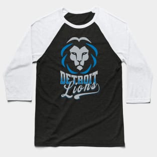 Detroit Lions. Baseball T-Shirt